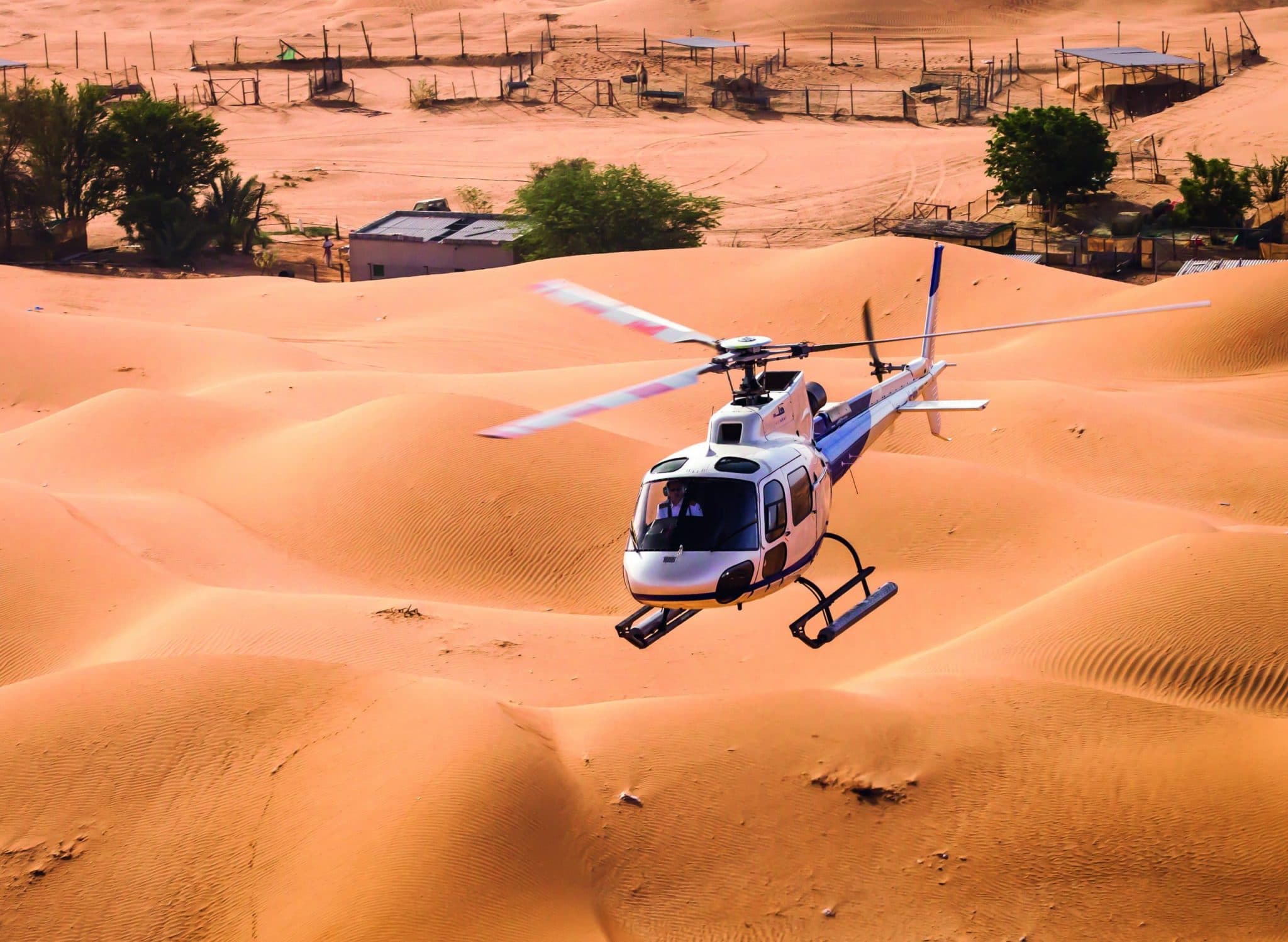 Private charter helicopter